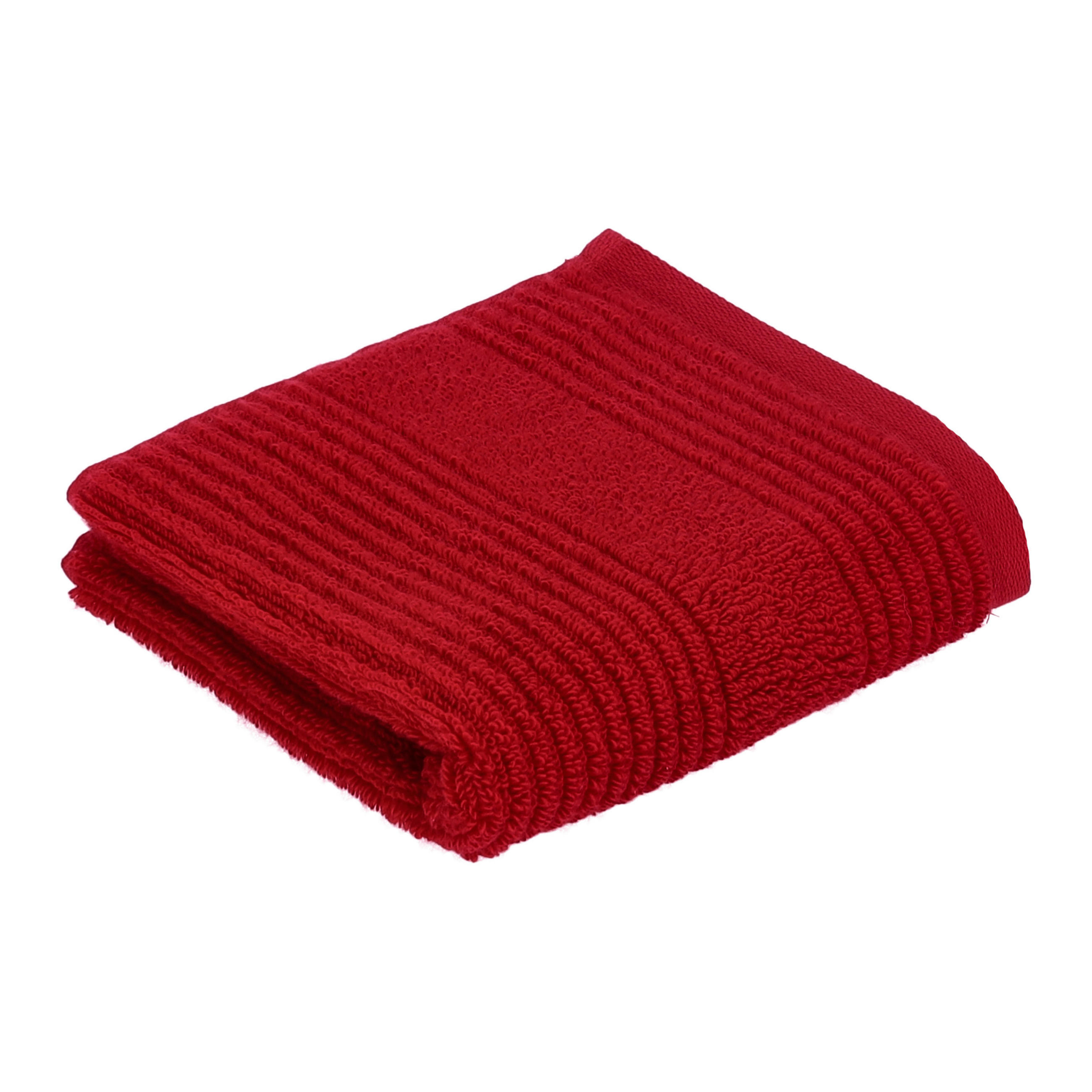 GÄSTETUCH 30/50 cm Tomorrow Rot  - Rot, Basics, Textil (30/50cm) - Vossen
