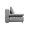 SCHLAFSOFA in Jacquard Grau  - Chromfarben/Beige, Design, Textil (200/78/90cm) - Venda