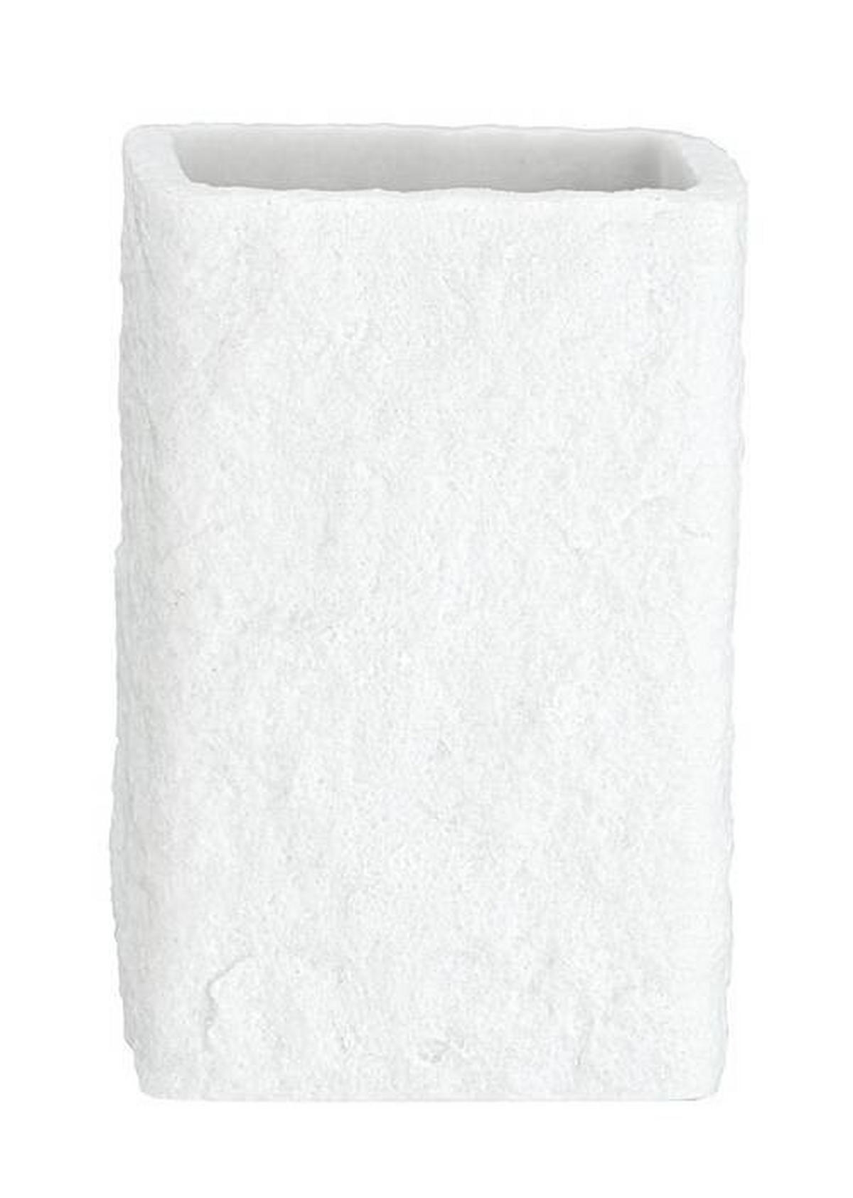 ZAHNPUTZBECHER Kunststoff  - Weiss, Basics, Kunststoff (7,5/11/7,5cm) - Wenko