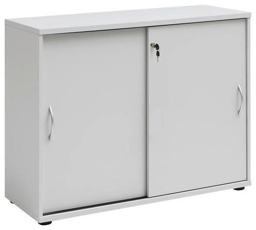 AKTENSCHRANK Hellgrau - Hellgrau, Basics, Holzwerkstoff (100/77,4/39,5cm) - MID.YOU