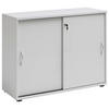 AKTENSCHRANK Hellgrau  - Hellgrau, Basics, Holzwerkstoff (100/77,4/39,5cm) - MID.YOU