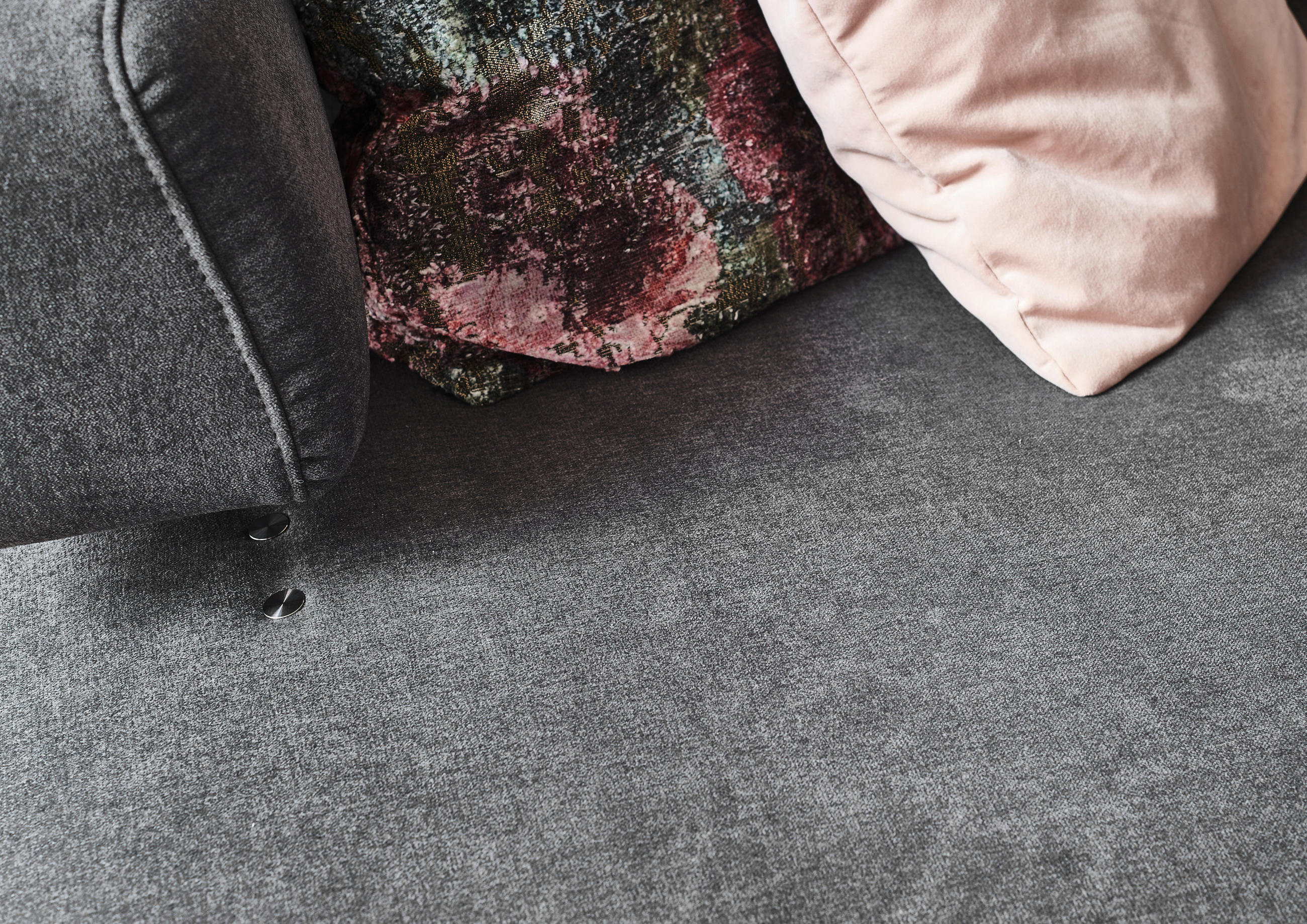 Thumbnail - Valdera Ecksofa, Beige, Textil, 3-Sitzer, Ottomane links, L-Form, 297x214 cm, Goldenes M, Typenauswahl, Lederauswahl, St...