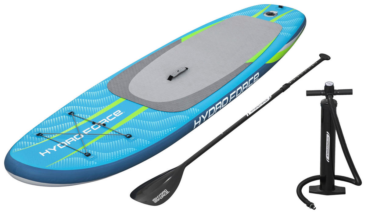 STAND-UP PADDLE BOARD HYDRO-FORCE  - Blau/Grau, KONVENTIONELL, Kunststoff/Metall (274/76/12cm) - Bestway