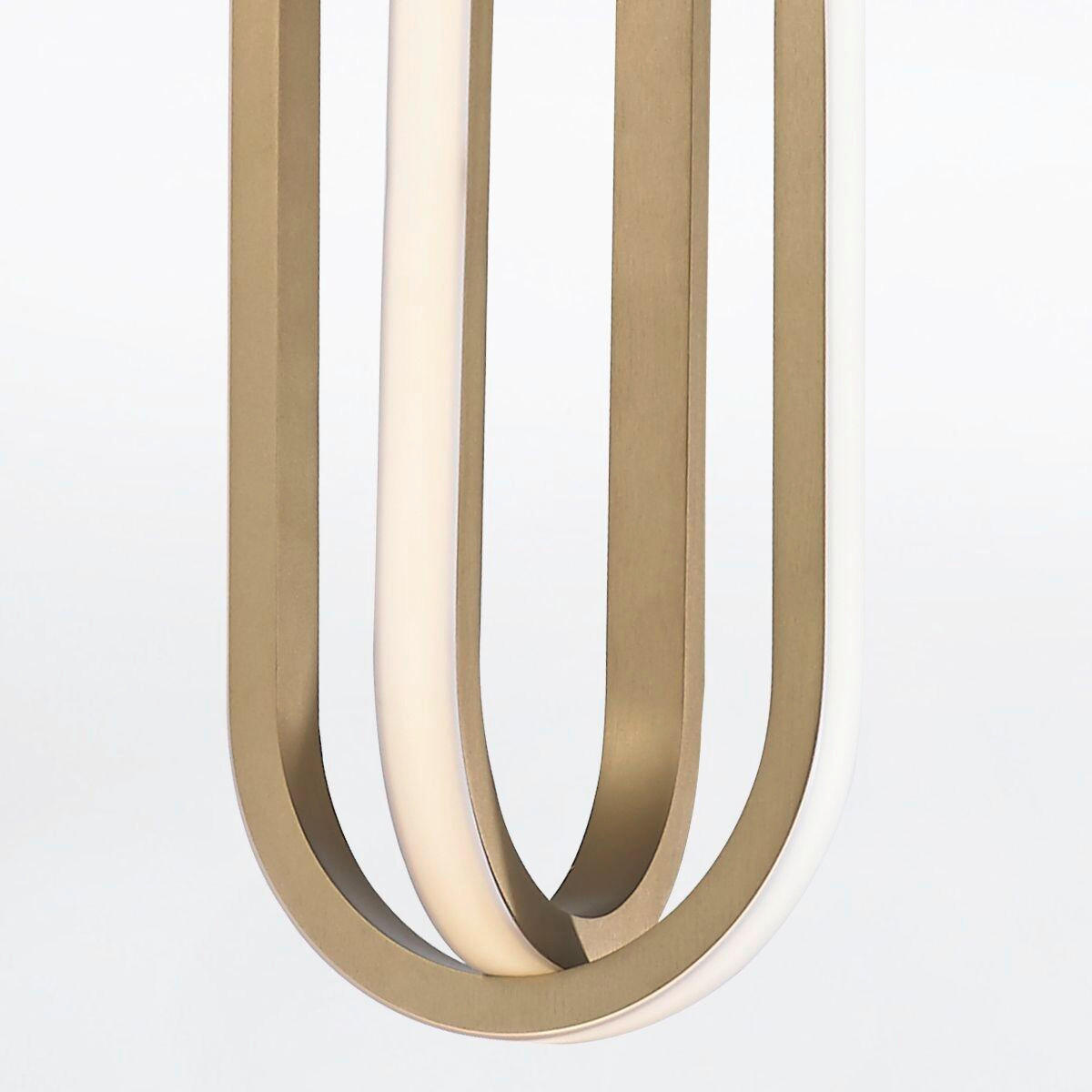 LED-HÄNGELEUCHTE 21/63,5/63,5 cm    - Goldfarben, Design, Kunststoff/Metall (21/63,5/63,5cm) - Elstead Lighting