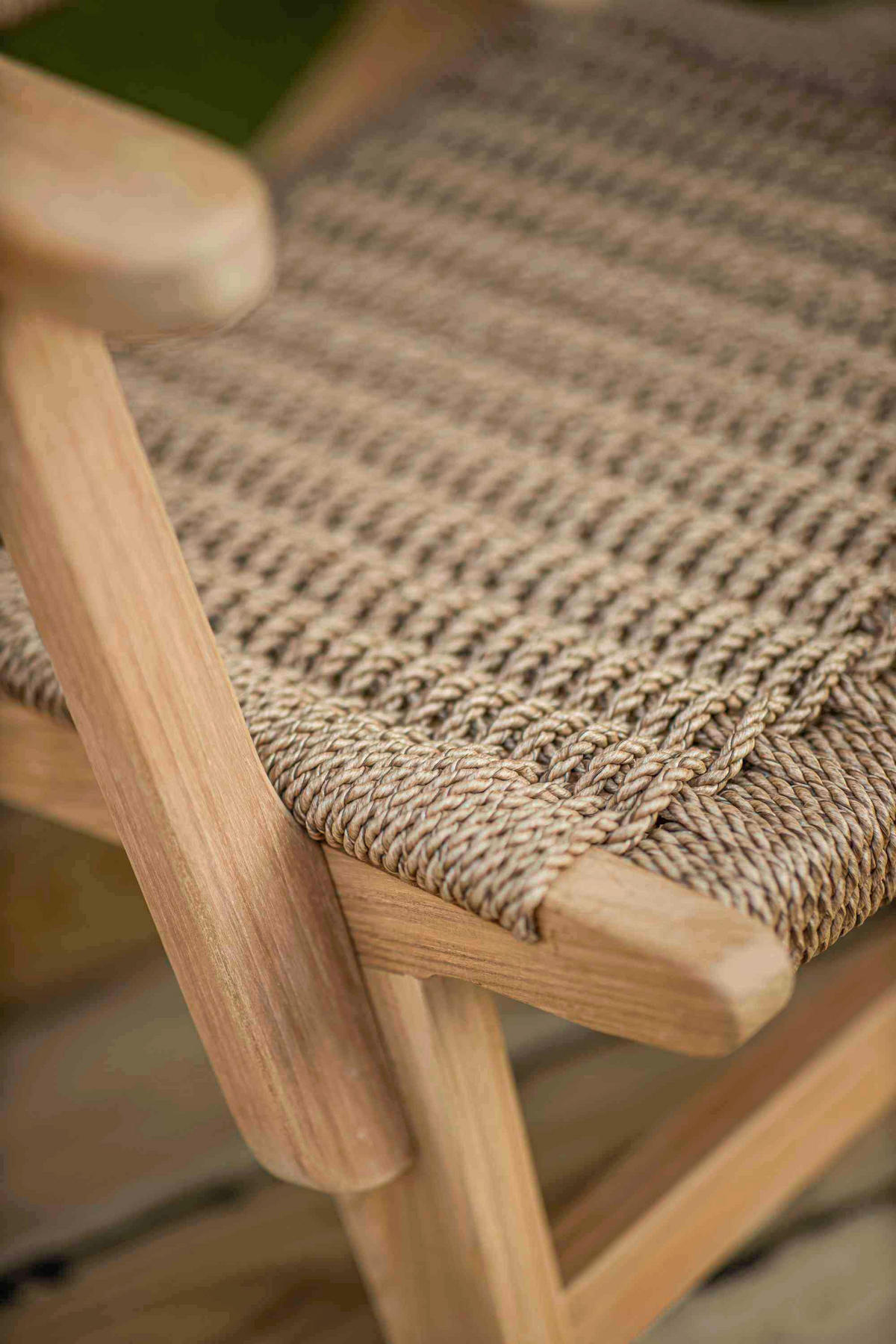 LOUNGESESSEL  - Braun/Teakfarben, Natur, Holz/Kunststoff (68/70/75cm) - Gardenson
