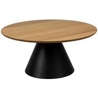 COUCHTISCH in Holz, Metall  - Schwarz/Naturfarben, Design, Holz/Metall (85/40cm) - MID.YOU
