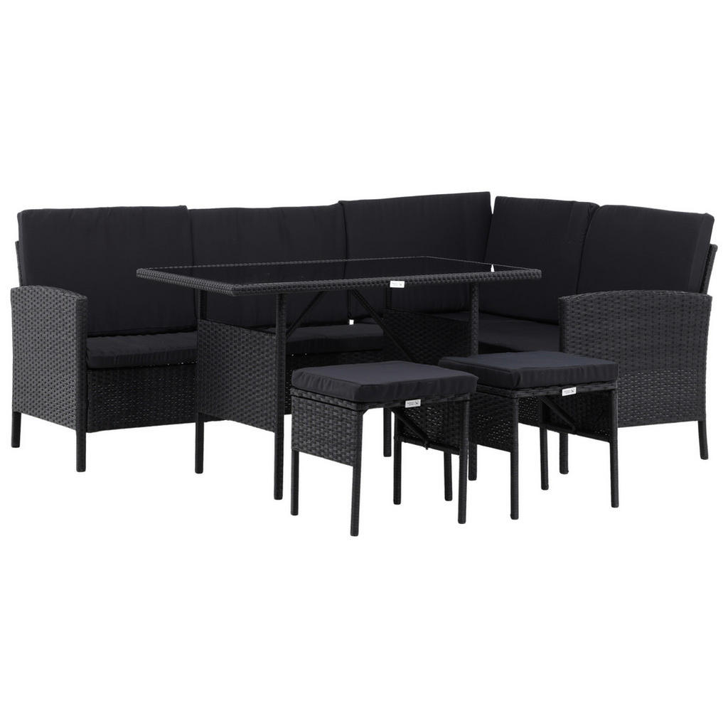 Gartenmöbel Set 4-Tlg Knock Kunststoff mit Kissen