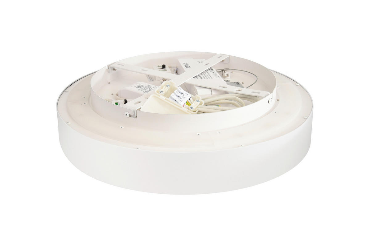 LED-DECKENLEUCHTE Menkar 40/40/9 cm   - Weiß, KONVENTIONELL, Metall (40/40/9cm)