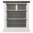KOMMODE Akazie massiv Braun, Weiß - Braun/Weiß, Trend, Holz (75/87/40cm) - Landscape