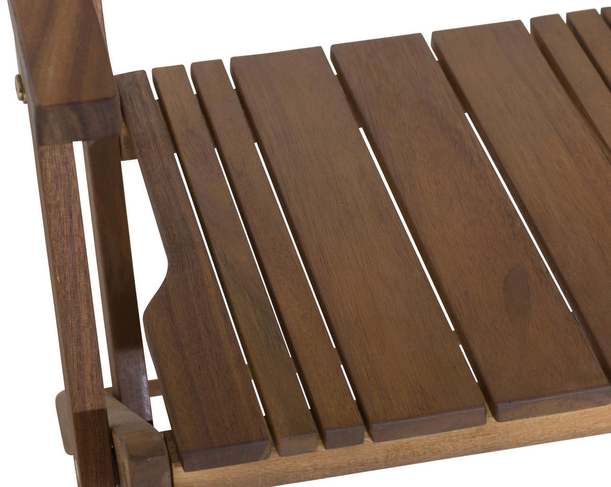 GARTENKLAPPSESSEL in Holz Akaziefarben  - Akaziefarben, KONVENTIONELL, Holz (51/89/55cm) - Siena Garden