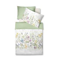 ÁGYNEMŰHUZAT-GARNITÚRA 140/200 cm  - pasztellkék/mályva, Basics, textil (140/200cm) - Fleuresse