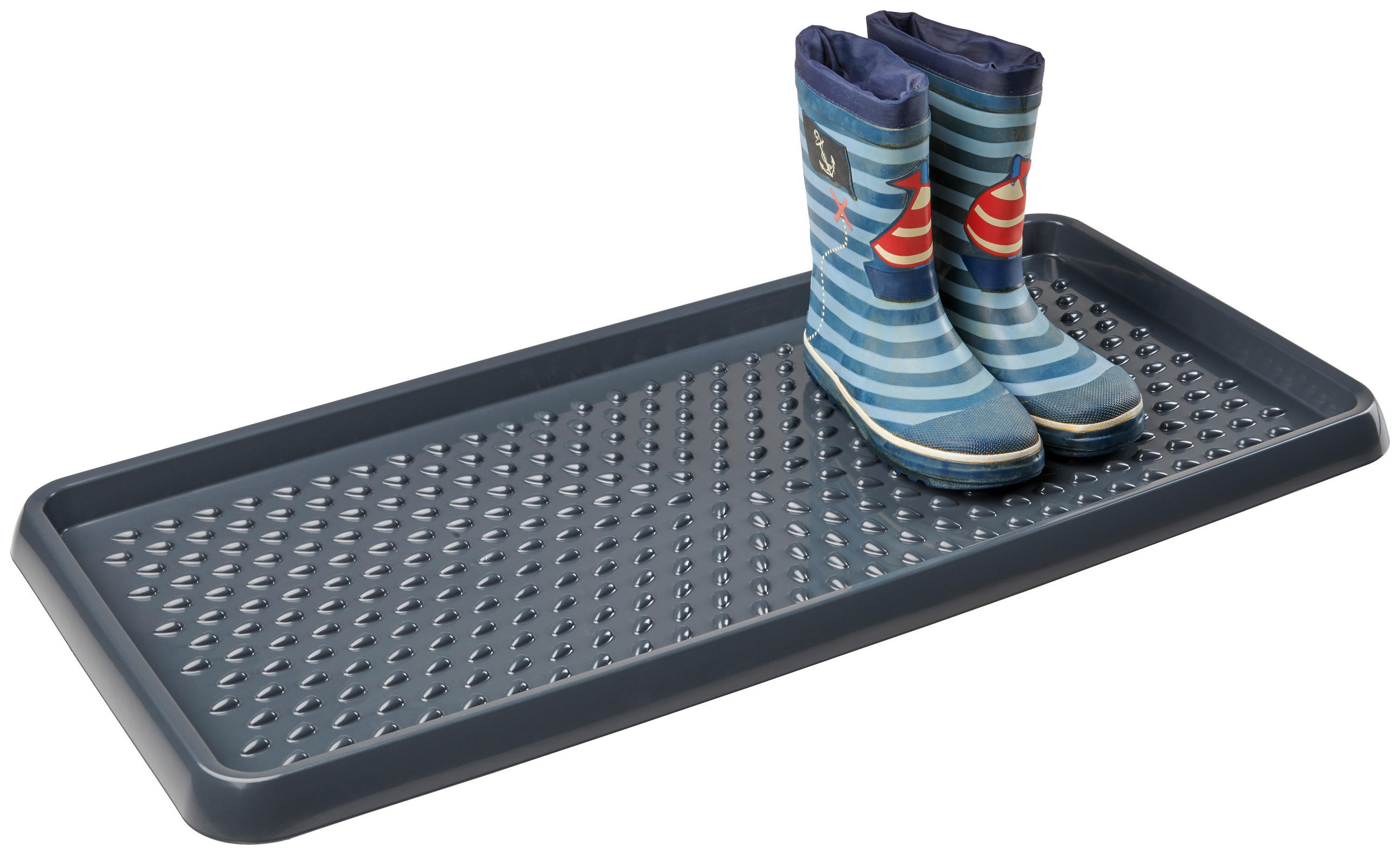 SCHUHABTROPFTASSE in Schwarz 78,5/38,2 cm  - Schwarz, Basics, Kunststoff (78,5/38,2cm)