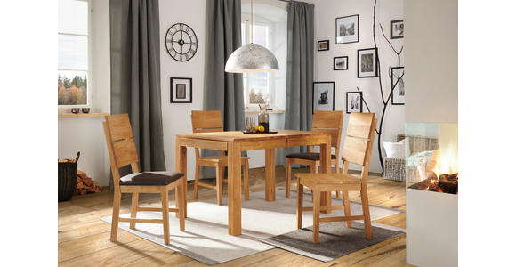 STUHL  in Holz  - Eichefarben, KONVENTIONELL, Holz (43/94,5/50cm) - Linea Natura