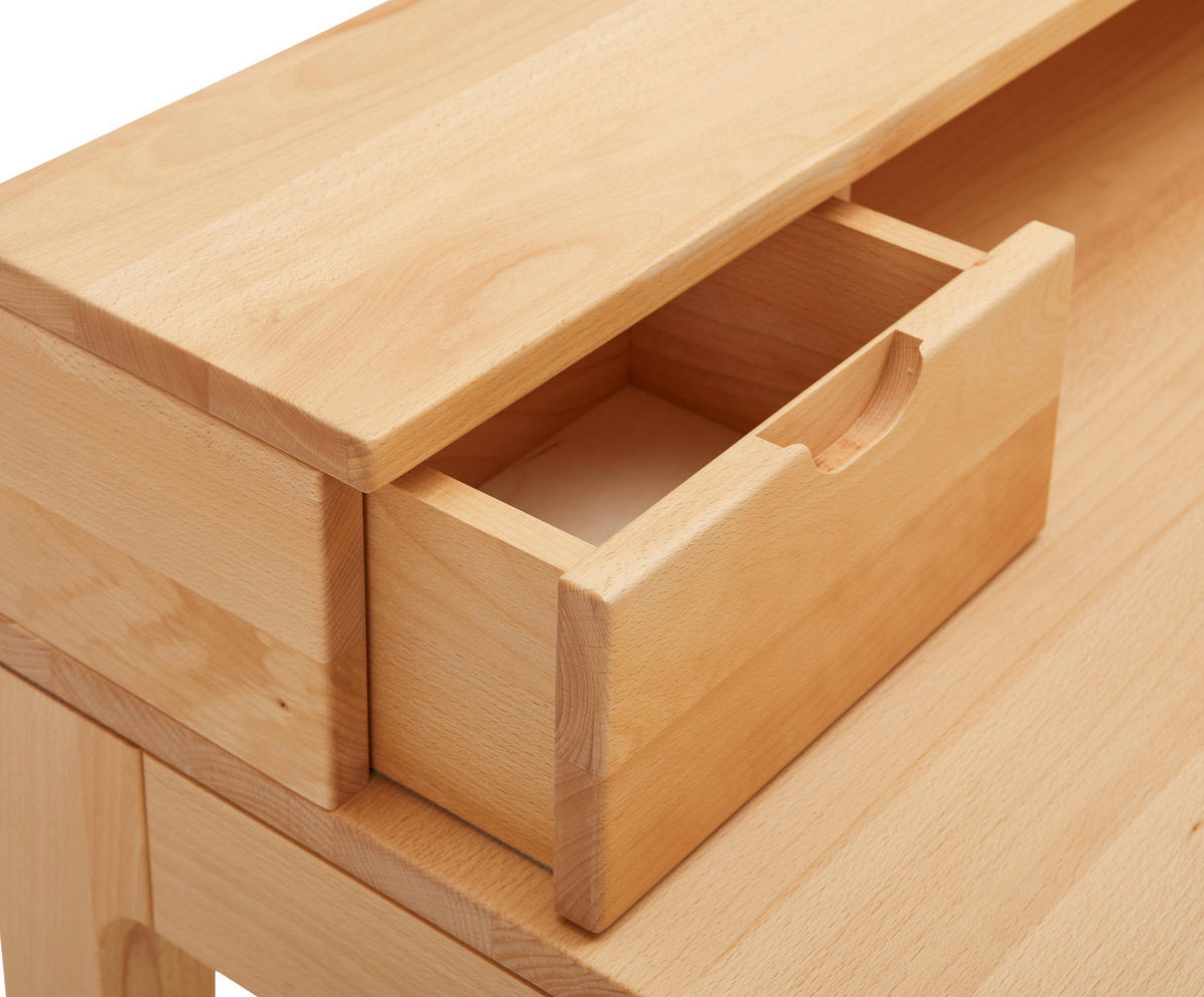 SCHREIBTISCH 110/55-91/76 cm  in Kernbuche  - Kernbuche, Basics, Holz (110/55-91/76cm) - Boxxx