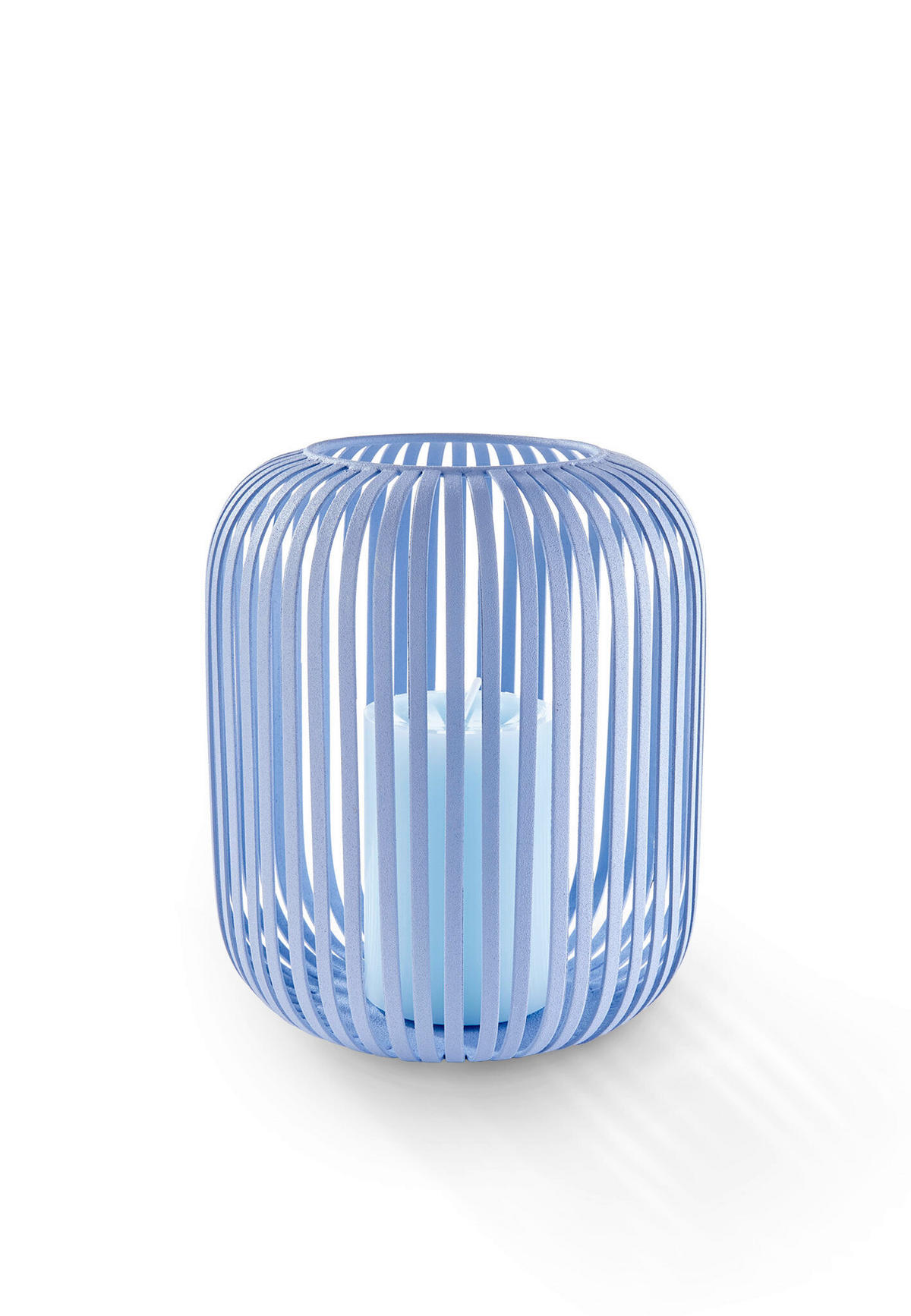 LATERNE - Pastellblau, Basics, Metall (20,5/23cm) - FYNCH-HATTON