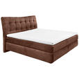 BOXSPRINGBETT 180/200 cm  in Kupferfarben  - Schwarz/Kupferfarben, Basics, Holzwerkstoff/Kunststoff (180/200cm) - Esposa
