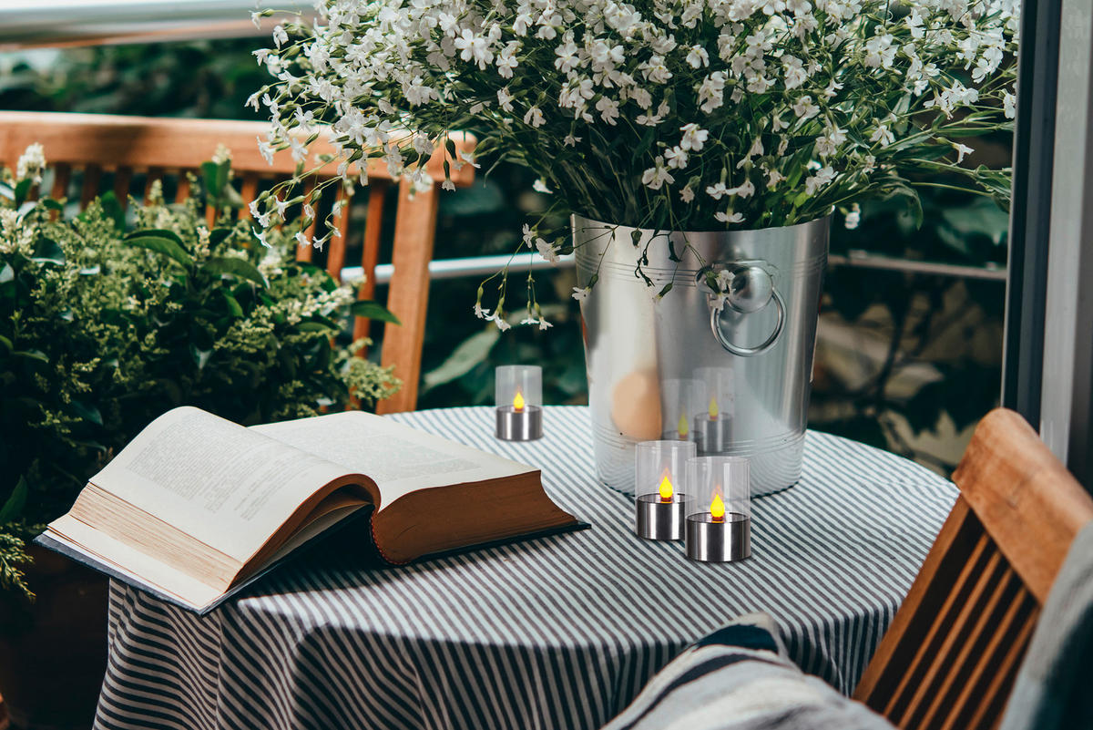 SOLARLEUCHTE  - Klar, Trend, Kunststoff (7,5/11cm) - Globo