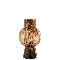 VASE  - Braun, Basics, Glas (16/16/30,5cm) - Ambia Home