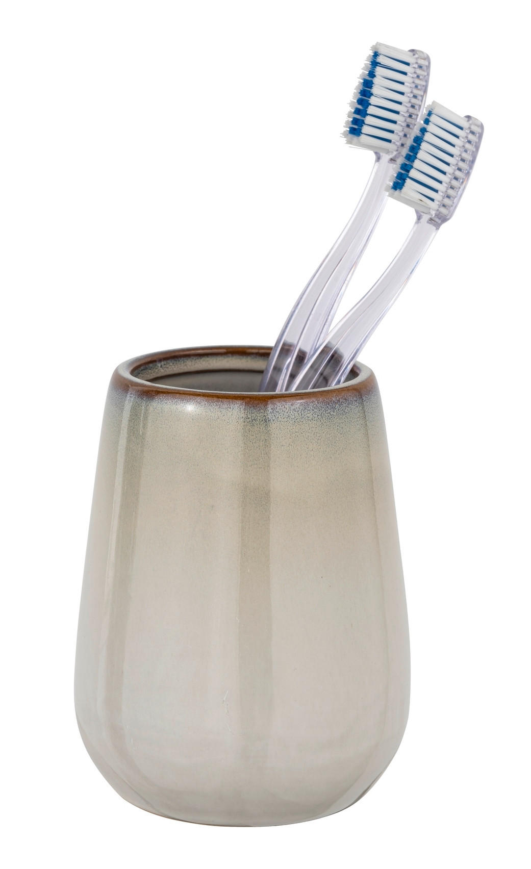 ZAHNPUTZBECHER Keramik  - Beige, KONVENTIONELL, Keramik (8/10,5/8cm) - Schöner Wohnen