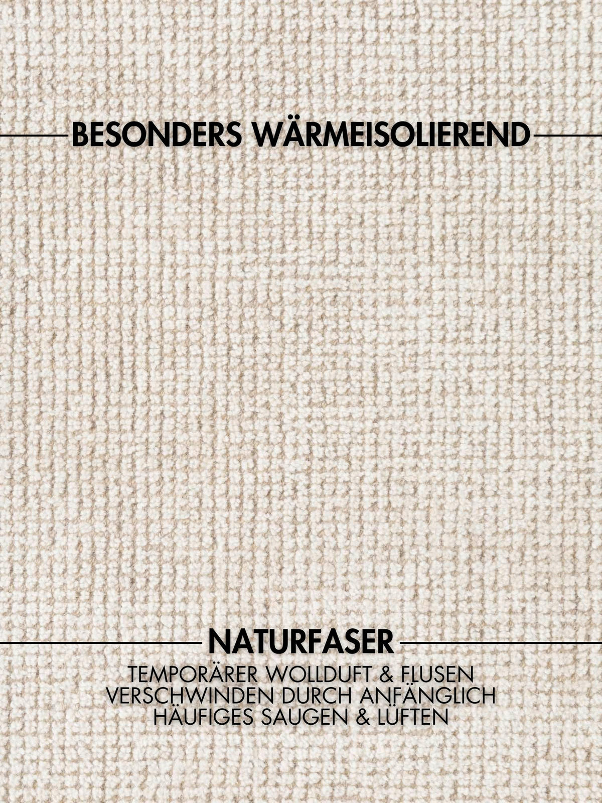 WOLLTEPPICH 120/170 cm Greenwich Creme rechteckig  - Creme, Basics, Textil (120/170cm) - Ted Baker