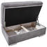 HOCKER Chenille Silberfarben - Chromfarben/Silberfarben, KONVENTIONELL, Kunststoff/Textil (118/46/67cm) - Carryhome HOCKER Chenille Silberfarben - Chromfarben/Silberfarben, KONVENTIONELL, Kunststoff/Textil (118/46/67cm) - Carryhome