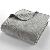 PREKRIVAČ  SOLANGE  - siva, Osnovno, tekstil (220/240cm)