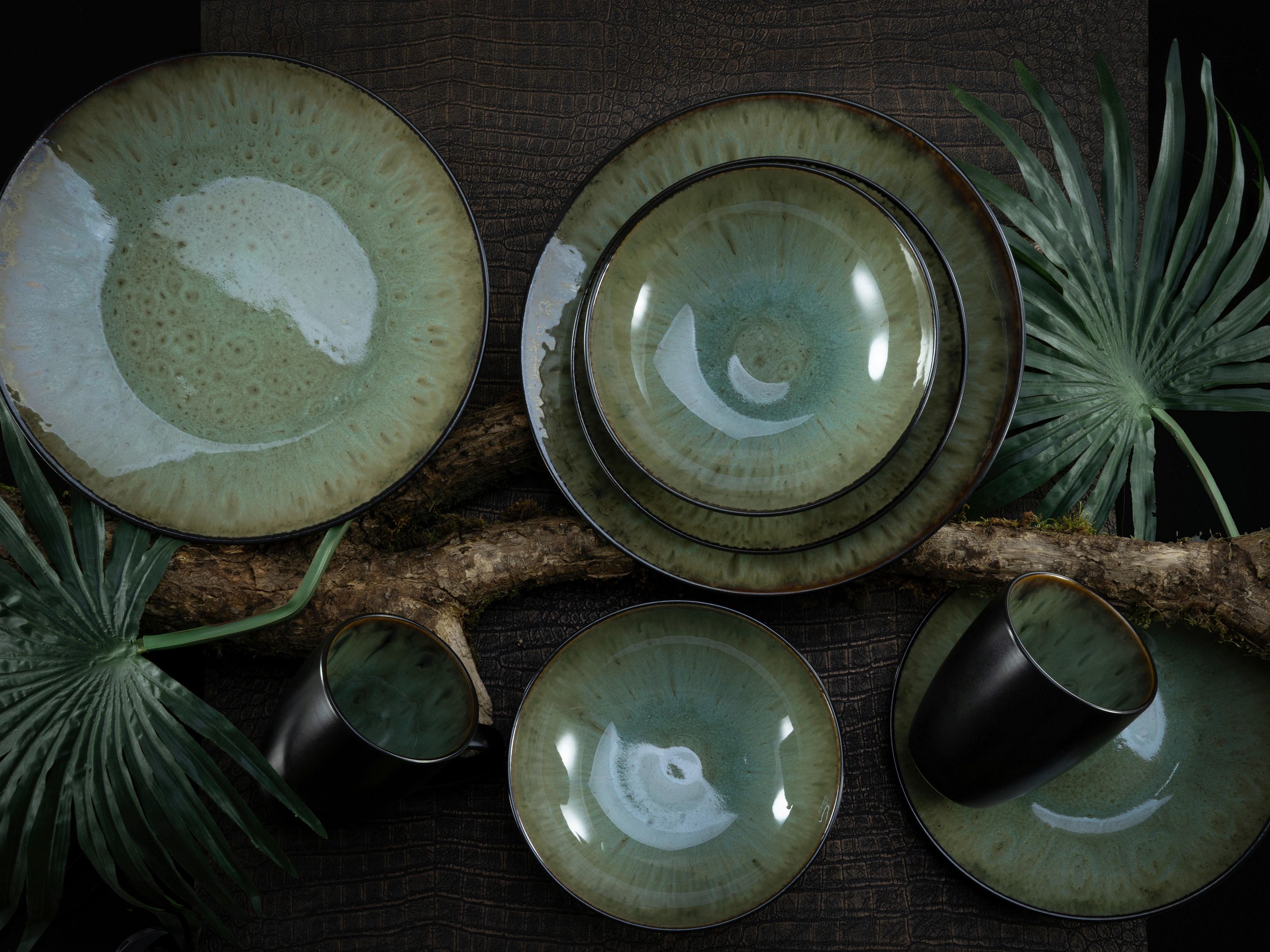 KOMBISERVICE 16-teilig Jawa  - Multicolor, Trend, Keramik (40/26/31cm) - Creatable