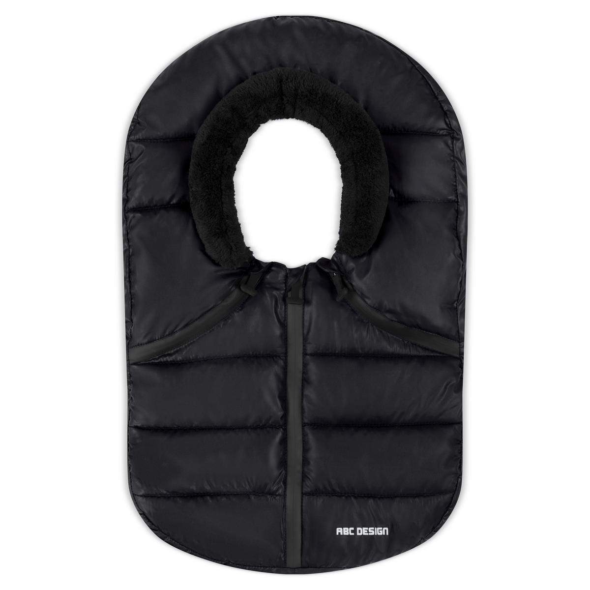 BABYSCHALEN-FUßSACK Tulip  - Schwarz, Basics, Textil (31/19/5cm) - ABC Design