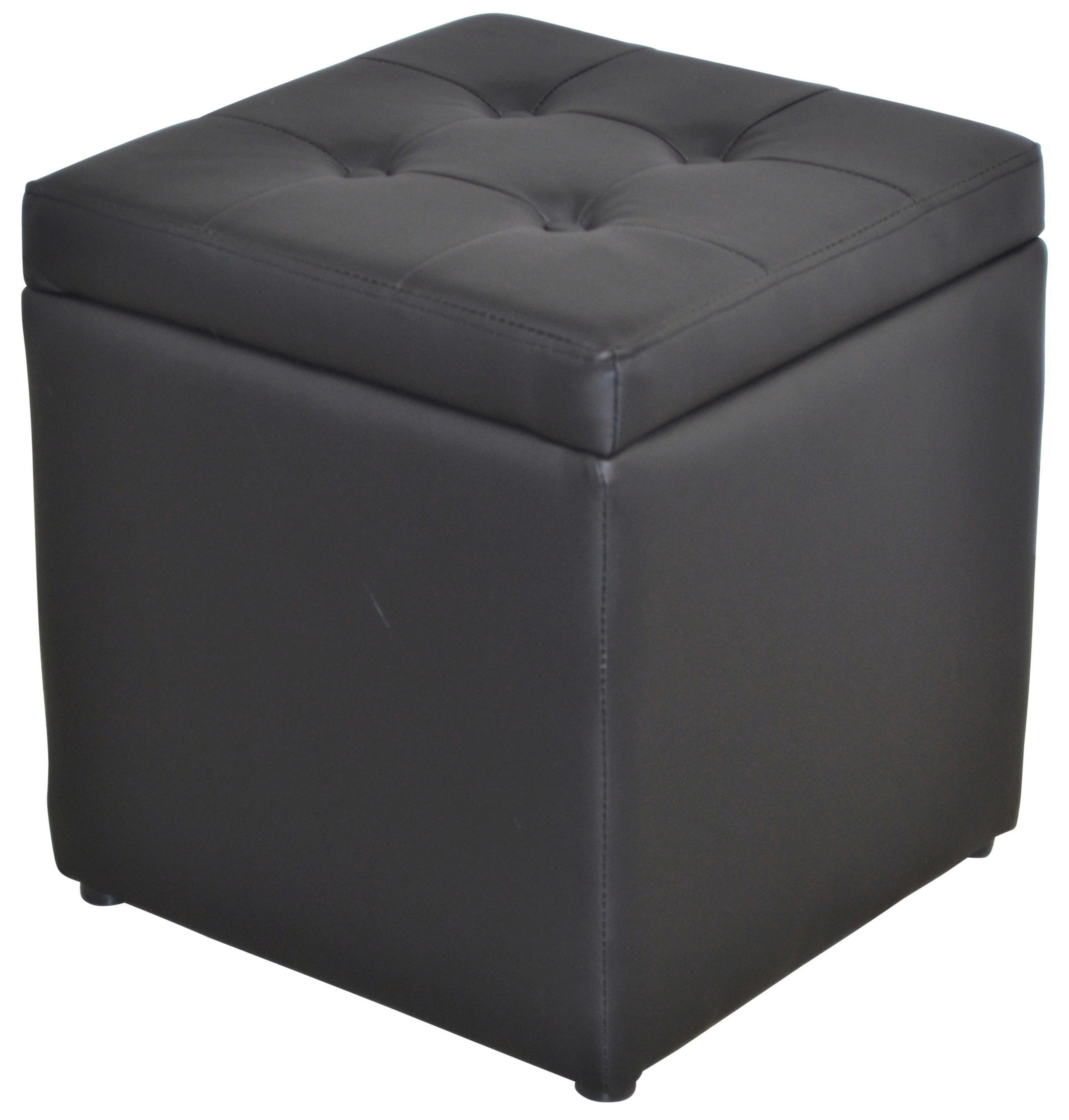 Mid.you Sitzbox Schwarz 41x40x41 cm