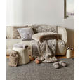 FELLDECKE SILBERFUCHS 150/200 cm - Silberfarben, KONVENTIONELL, Textil/Fell (150/200cm) - Novel
