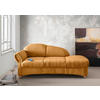 OTTOMANE Torello Mikrofaser Goldfarben  - Wildeiche/Goldfarben, KONVENTIONELL, Holz/Textil (86/84/190cm) - Livetastic
