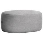 HOCKER in Textil Dunkelgrau  - Dunkelgrau/Schwarz, MODERN, Kunststoff/Textil (88/43/66cm) - Hom`in