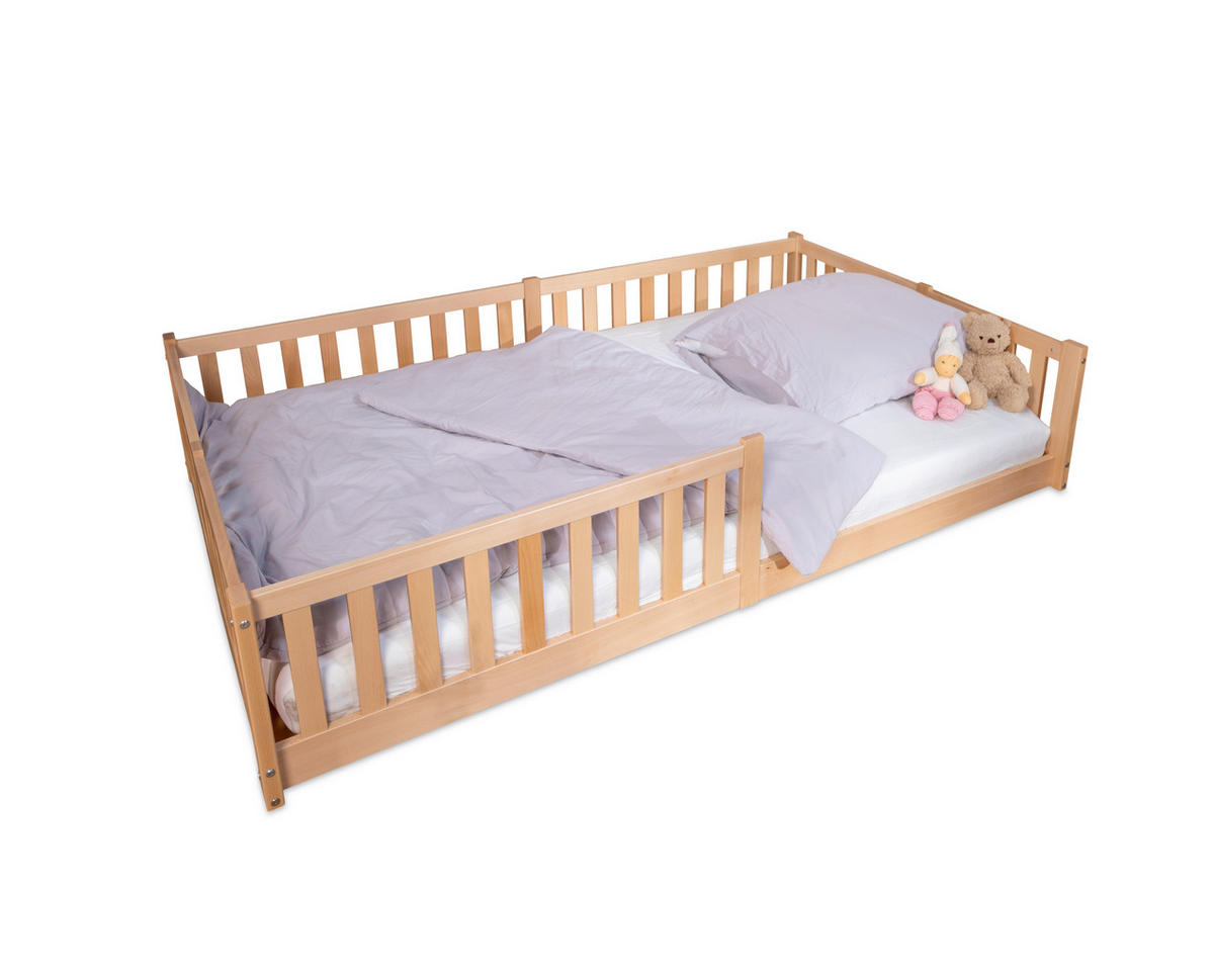 HAUSBETT 120/200 cm,  in Buchefarben,  - Buchefarben, Basics, Holz (120/200cm) - tiSsi