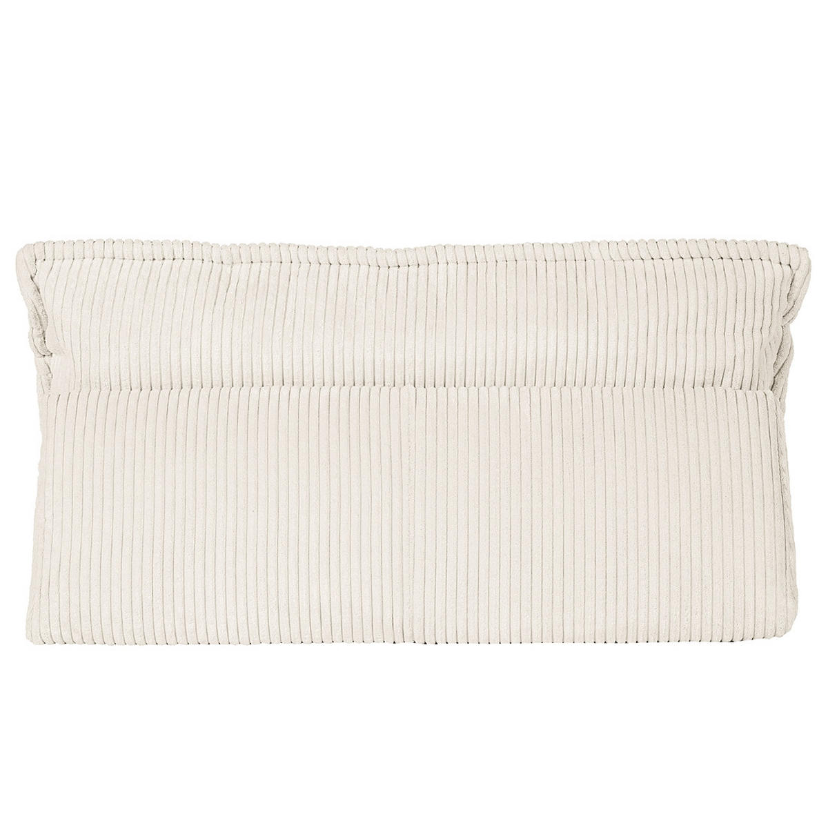 RÜCKENKISSEN   83/25/42 cm  - Weiss, Modern, Textil (83/25/42cm) - Trendmanufaktur