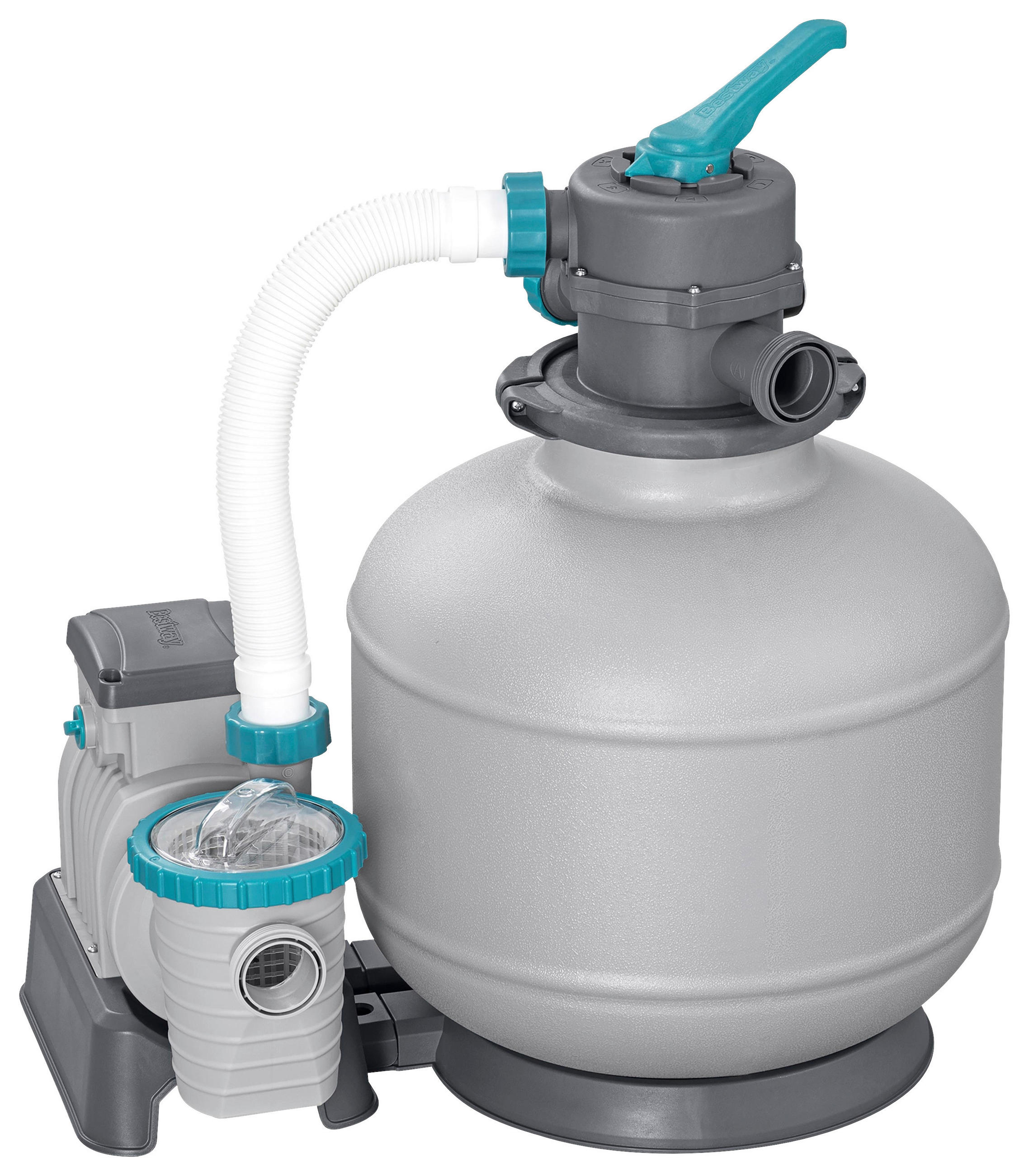 FILTERPUMPE FLOWCLEAR 58499  - Orange/Weiß, KONVENTIONELL, Kunststoff/Metall (55,5/44/60cm) - Bestway