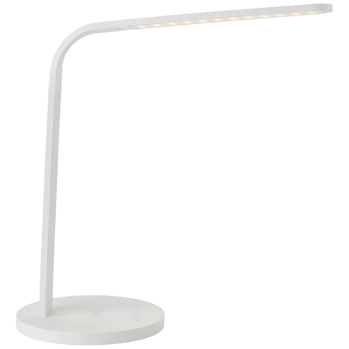 SCHREIBTISCHLEUCHTE - Weiss, Basics, Kunststoff (18/36/38cm) - Brilliant