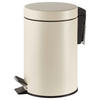 KOSMETIKEIMER Monaco 3 L  - Beige/Schwarz, Basics, Kunststoff/Metall (16/26cm) - Kela