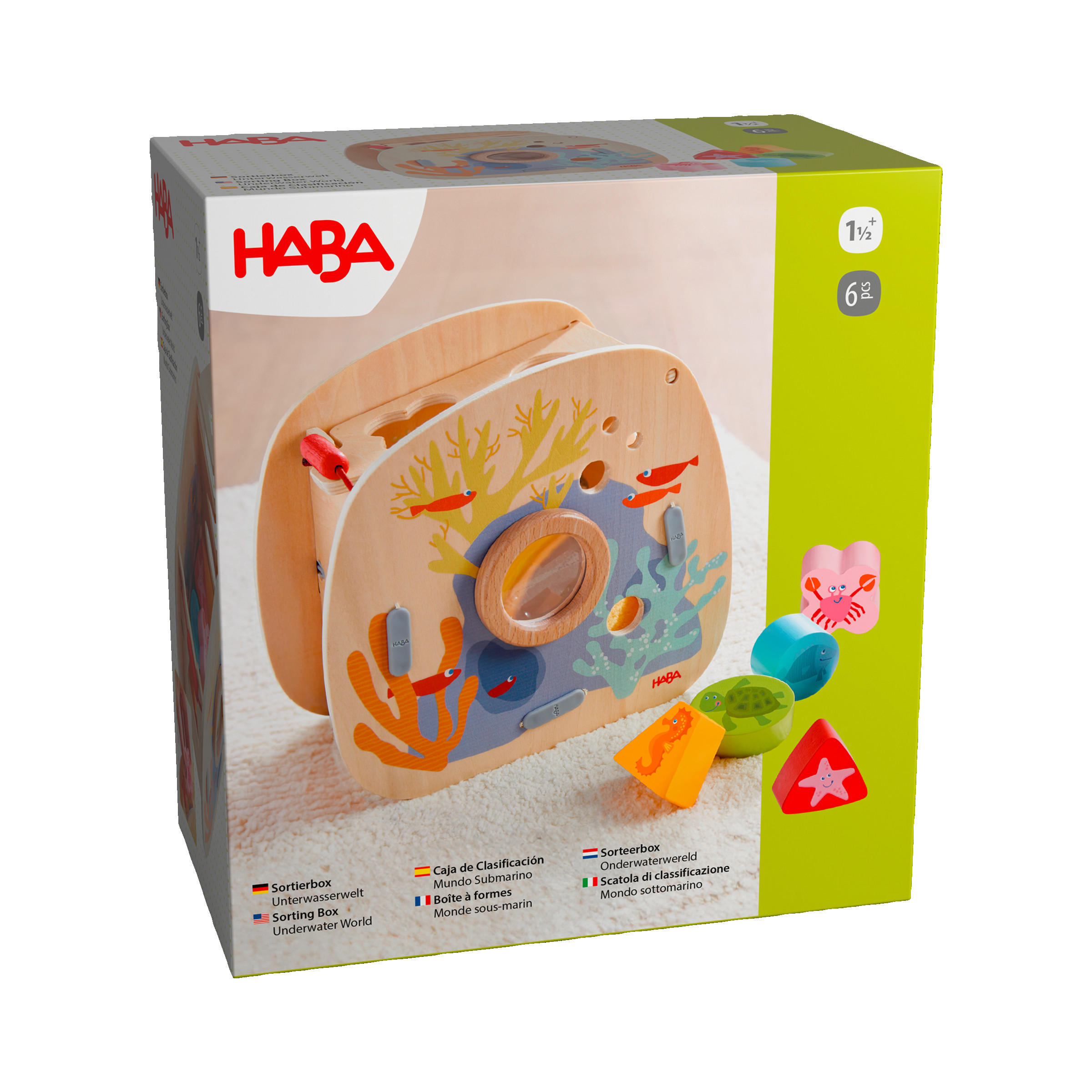 MOTORIKSPIEL - Multicolor, Basics, Holz (20/10/19,5cm) - Haba