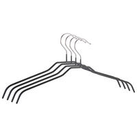 Set umeraşe 4 buc - negru, Basics, metal (41cm) - Homeware