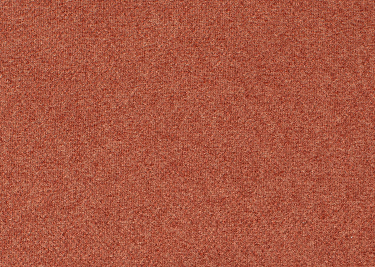 ECKSOFA in Flachgewebe Terracotta  261/203 cm  - Eichefarben/Terracotta, KONVENTIONELL, Holz/Textil (261/203cm) - Sedda
