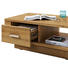 COUCHTISCH rechteckig Eichefarben - Eichefarben/Alufarben, Design, Kunststoff (110/60/43cm) - Set one by Musterrin
