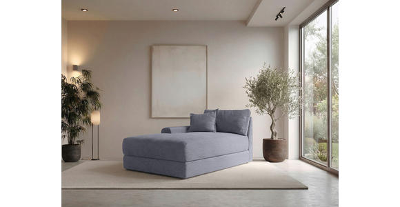 BIGSOFA Cord Dunkelgrau  - Dunkelgrau/Schwarz, MODERN, Kunststoff/Textil (117/93/190cm) - Carryhome
