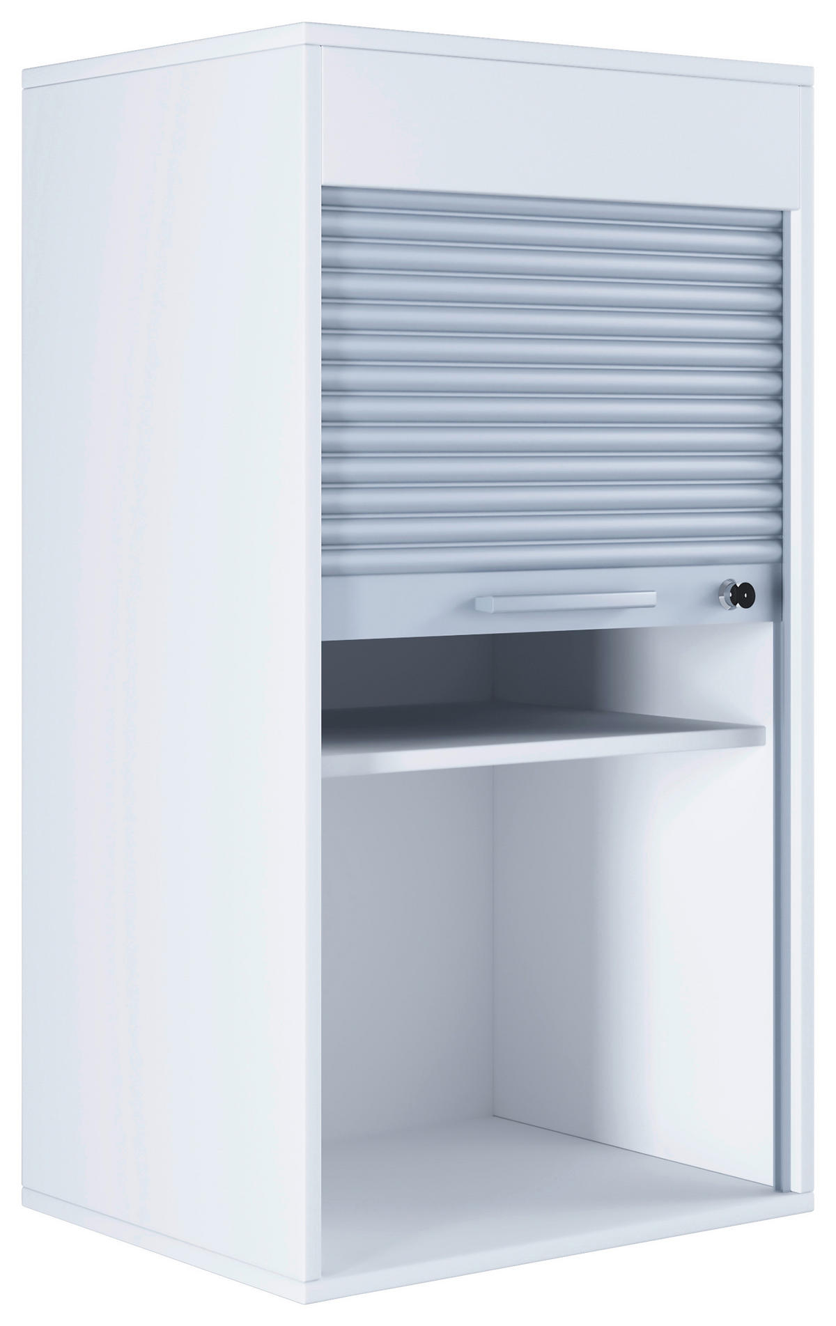 MAPPSKÅP - vit/grå, Modern, trämaterial/plast (50/93/40cm) - MID.YOU