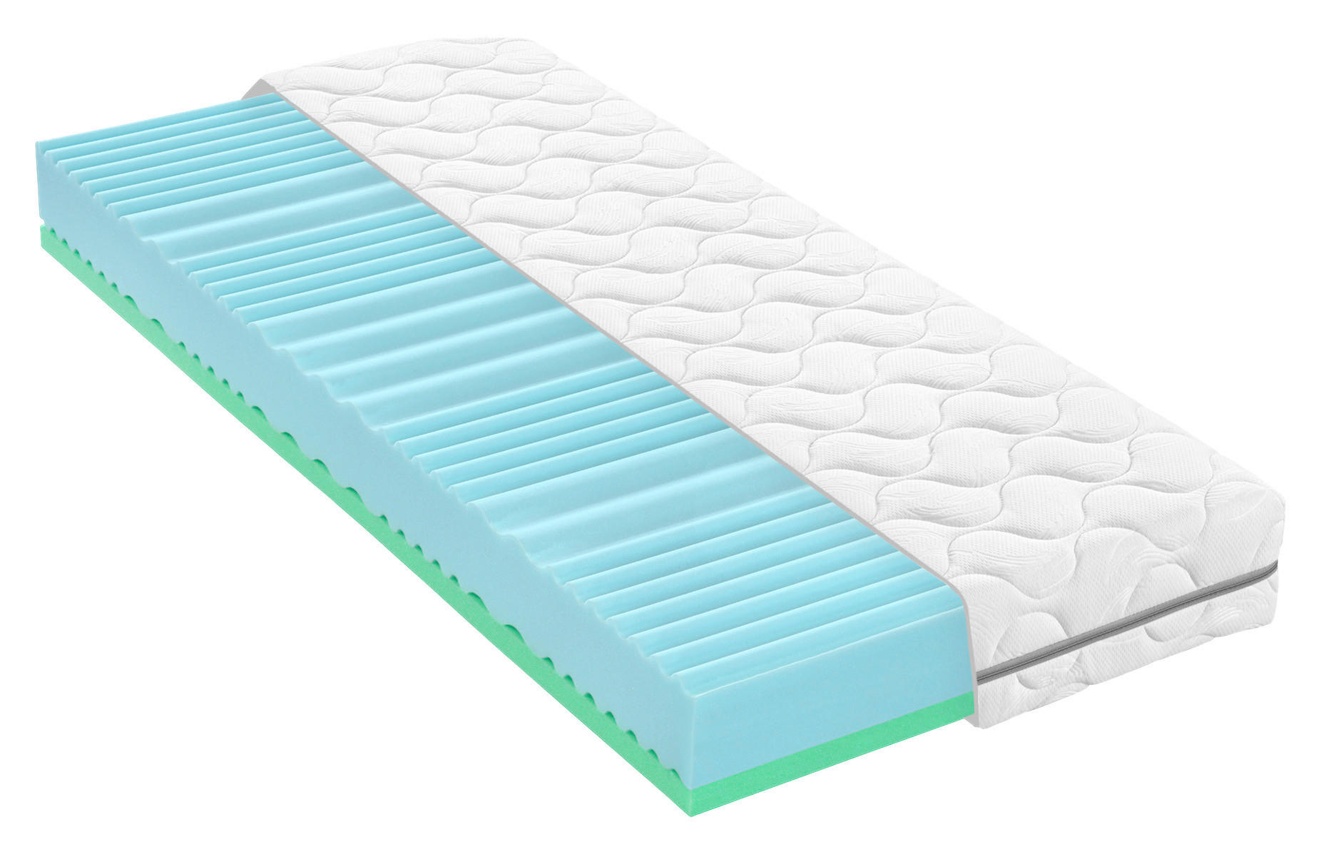 MATRACE, 90/200 cm - bílá, Basics, textil (90/200cm) - Swedish Line