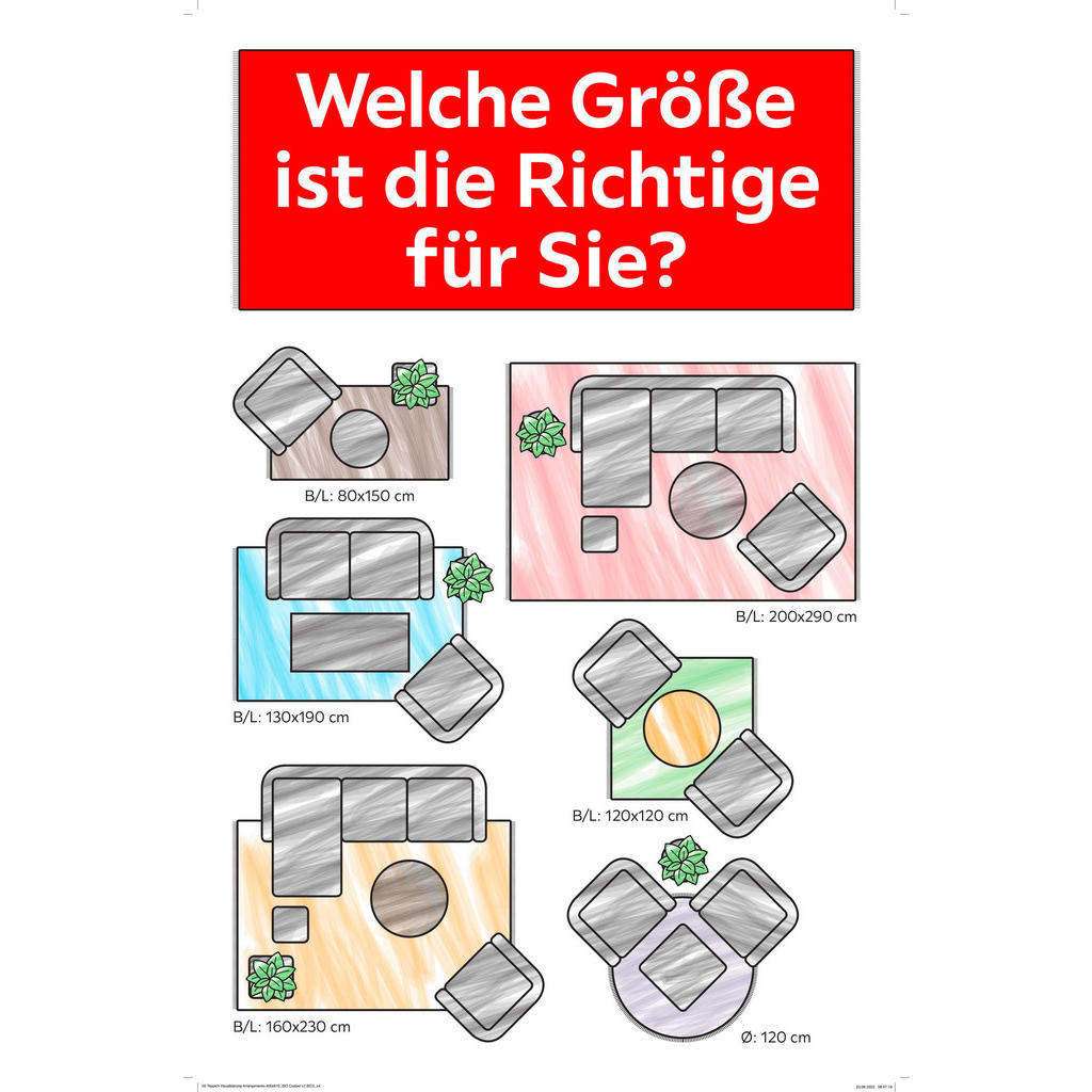 Thumbnail - Novel Flachwebeteppich, Anthrazit, Textil, 120x170 cm, für Fußbodenheizung geeignet, Teppiche & Böden, Teppiche, Moderne...