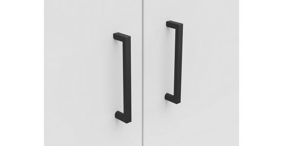 KOMMODE 80/83/40 cm in Weiß - Anthrazit/Schwarz, MODERN, Holzwerkstoff/Kunststoff (80/83/40cm) - Carryhome