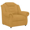 SESSEL in Chenille Gelb  - Gelb/Schwarz, Konventionell, Kunststoff/Textil (104/102/101cm) - Livetastic