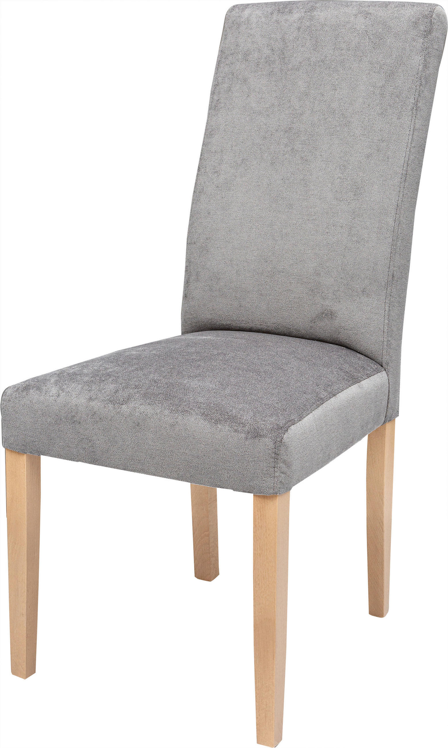 SZÉK fa, textil barna, szürke  - barna/szürke, Basics, textil/fa (49/105/65cm) - Cantus