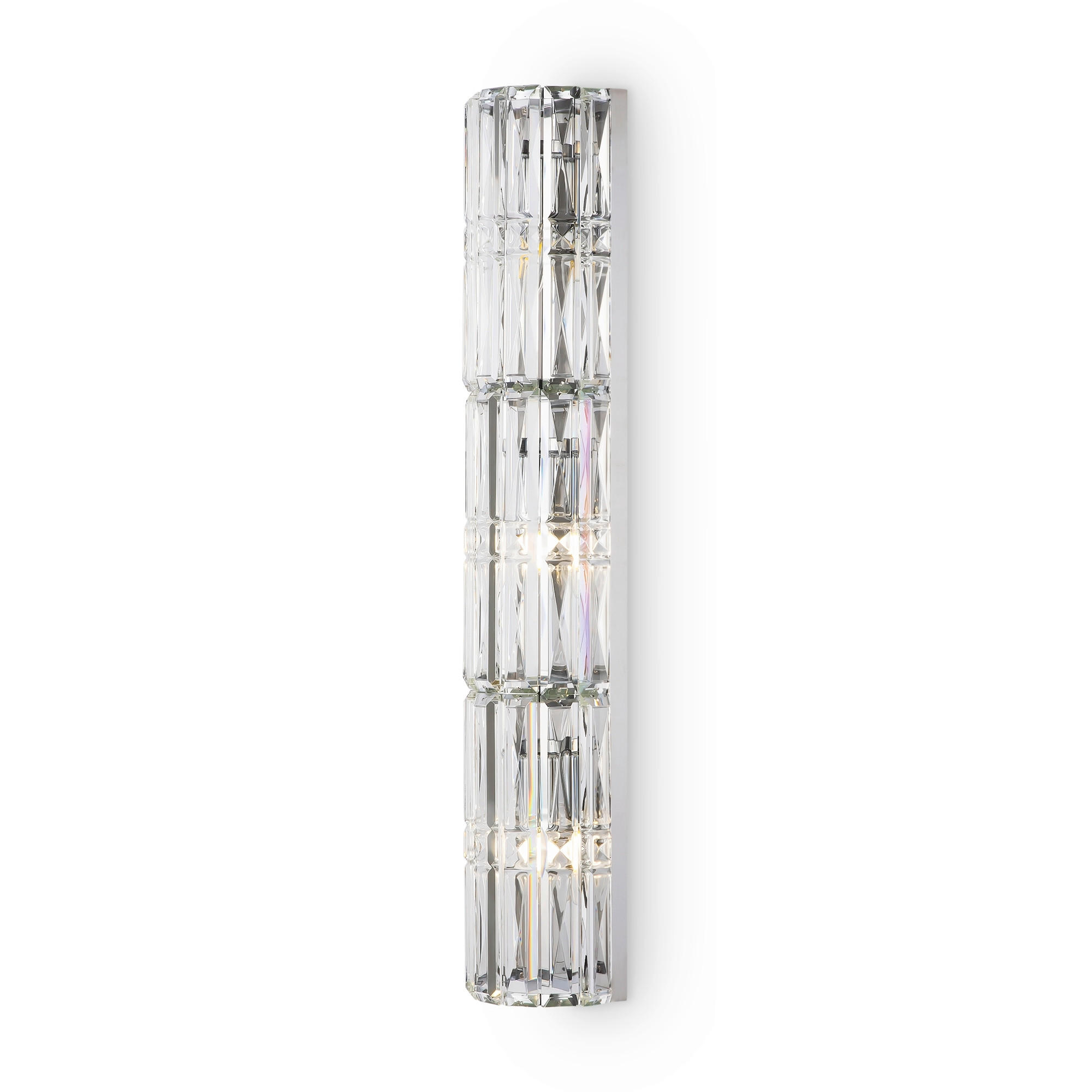 WANDLEUCHTE - Chromfarben/Transparent, Trend, Glas/Metall (13/10/75,2cm) - MAYTONI