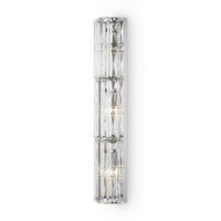 WANDLEUCHTE - Chromfarben/Transparent, Trend, Glas/Metall (13/10/75,2cm) - MAYTONI